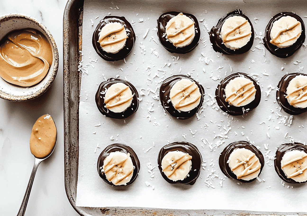 Bouchées de bananes au chocolat