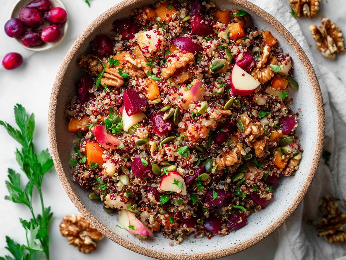 LA recette de salade de l'été : fibres, polyphénols et probiotiques naturels