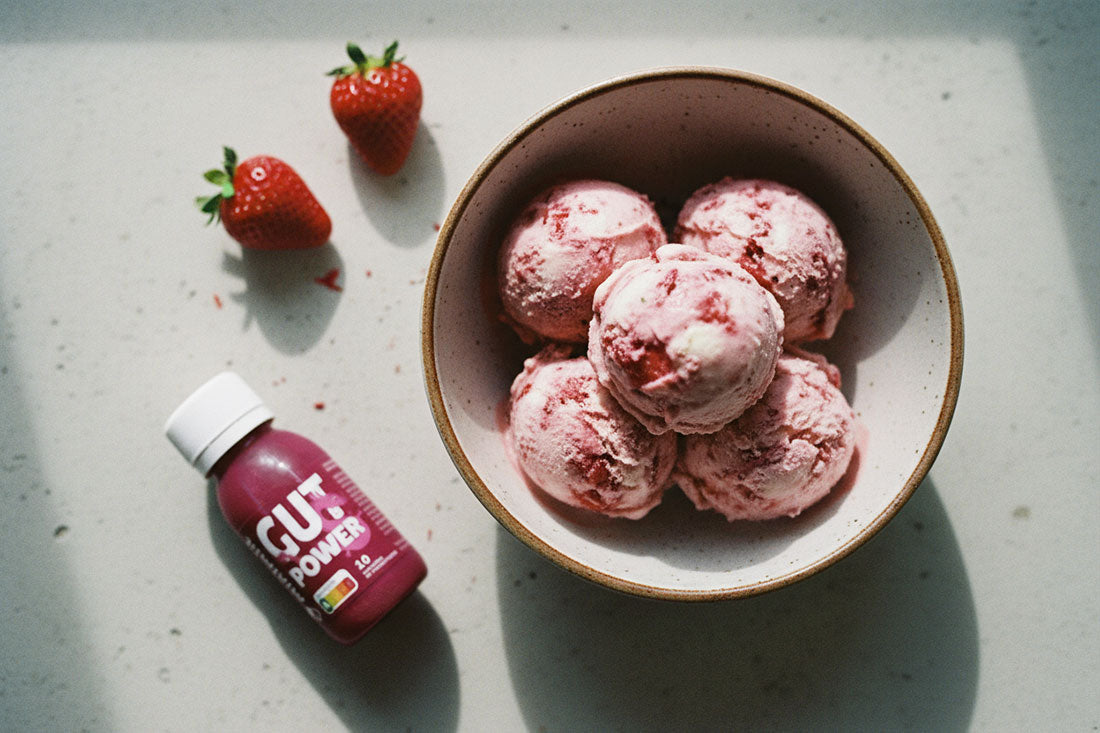 Yaourt glacé minimiil à la fraise